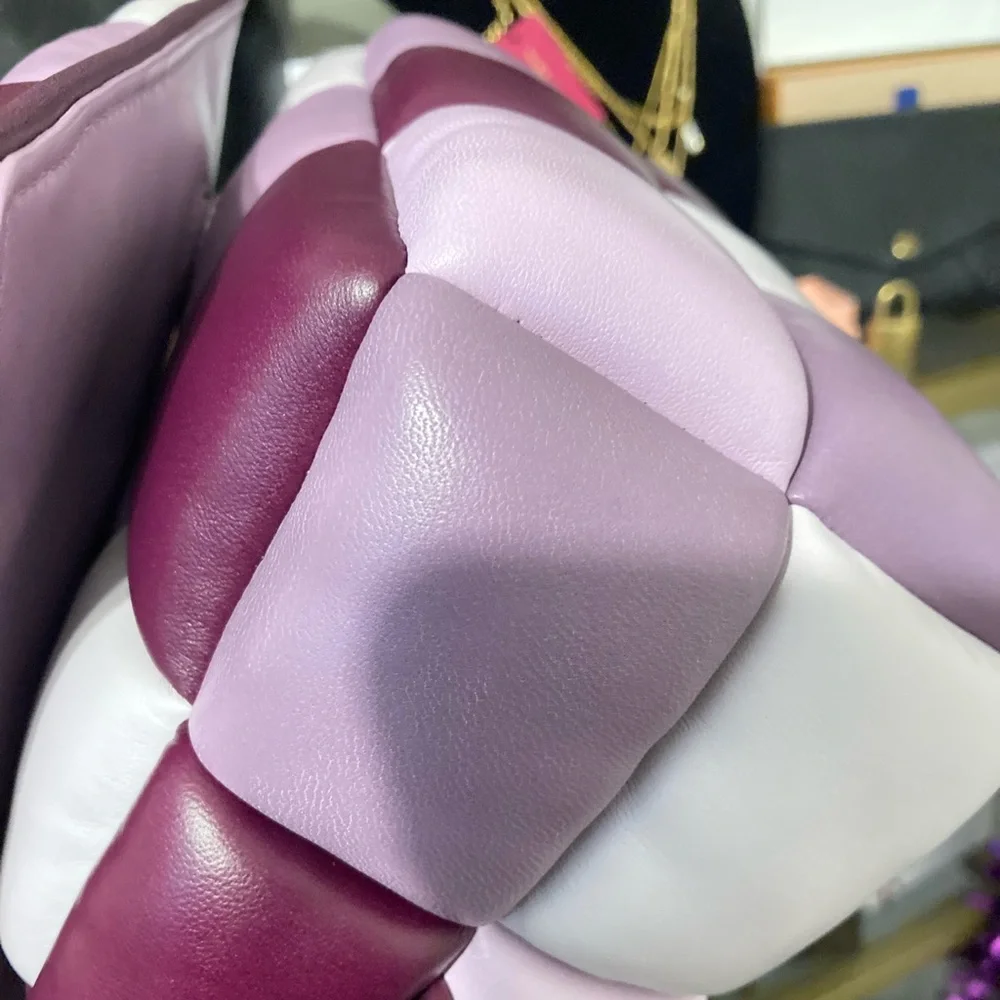 kate spade Quilted Patchwork Crossbody Bag in Plum & Lilac Boxxy bag - Picture 5 of 12